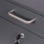 Terpo Samostoječi komplet 6 nabiralnikov model V51, 285 × 120 × 400 mm na predal, črna Fasada, vrata, ograja