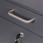 Terpo Samostoječi komplet 6 nabiralnikov model V52, 285 × 120 × 400 mm na predal, črna Fasada, vrata, ograja