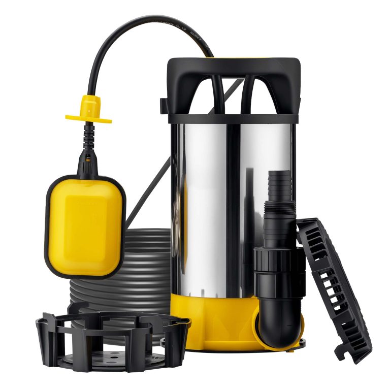 Terpo 3-v-1 potopna ploska črpalka 8000 l/h, 400 W – nerjavno jeklo