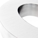 Terpo 3D hišna črka D, 200 × 128 × 30 mm, nerjavno jeklo, srebrna Fasada, vrata, ograja