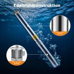 Terpo 4-palčna potopna črpalka za globoke vode 6000 l/h, 1100 W – višina 103 m