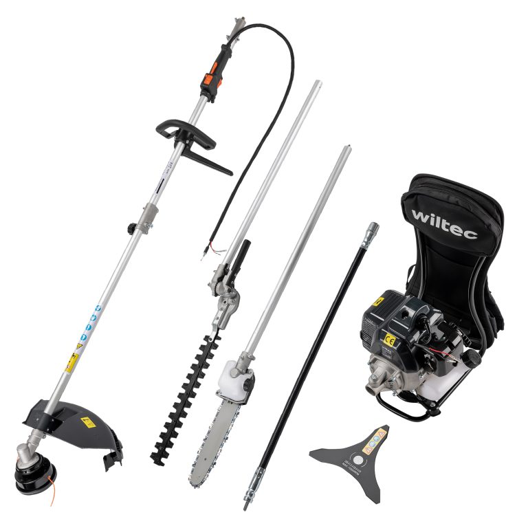 Terpo 4-v-1 bencinsko večnamensko vrtno orodje 52 cm³, 1,5 kW – z nahrbtnim nosilcem