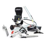 Terpo 4-v-1 bencinsko večnamensko vrtno orodje 52 cm³, 1,5 kW – z nahrbtnim nosilcem
