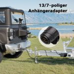 Terpo Adapter za vlečno vozilo 13-polni na 7-polni – za karavane, prikolice in konjske prikolice
