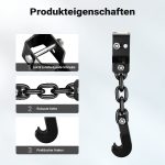 Terpo Adapter za odbijač za farm dvigalko do 1361 kg – jekleni adapter za dviganje ukrivljenih jeklenih odbijačev pri avtomobilih in SUV-jih