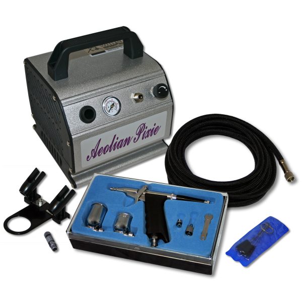 Terpo Airbrush komplet AS176 s pištolo 116 in 0,3 l rezervoarjem Airbrush