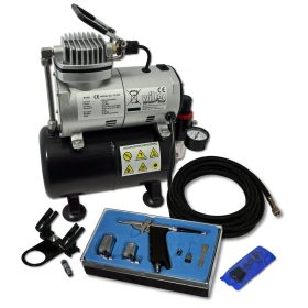 Terpo Airbrush komplet AS186 s pištolo 116 in 3 l rezervoarjem Airbrush