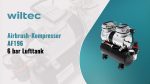 Terpo Airbrush kompresor AS196 z rezervoarjem 3 l – 6 bar Airbrush