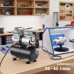Terpo Airbrush kompresor AS196 z rezervoarjem 3 l – 6 bar Airbrush