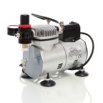 Terpo Airbrush kompresor AF18-2, 4 bar, 20–23 l/min in samodejni izklop Airbrush