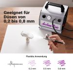 Terpo Kompaktni airbrush kompresor AS176 z 0,3-litrskim rezervoarjem, 3 bar Airbrush