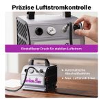 Terpo Kompaktni airbrush kompresor AS176 z 0,3-litrskim rezervoarjem, 3 bar Airbrush