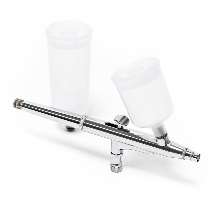 Terpo Airbrush pištola 131 s šobo 0,3 mm in posodicama 20/40 ml Airbrush