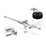 Terpo Airbrush pištola 134 s šobo 0,3 mm in posodicama 7/22 ml Airbrush