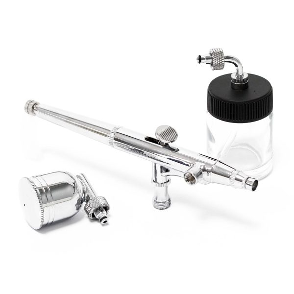 Terpo Airbrush pištola 134 s šobo 0,3 mm in posodicama 7/22 ml Airbrush