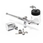 Terpo Airbrush pištola 134 s šobo 0,3 mm in posodicama 7/22 ml Airbrush