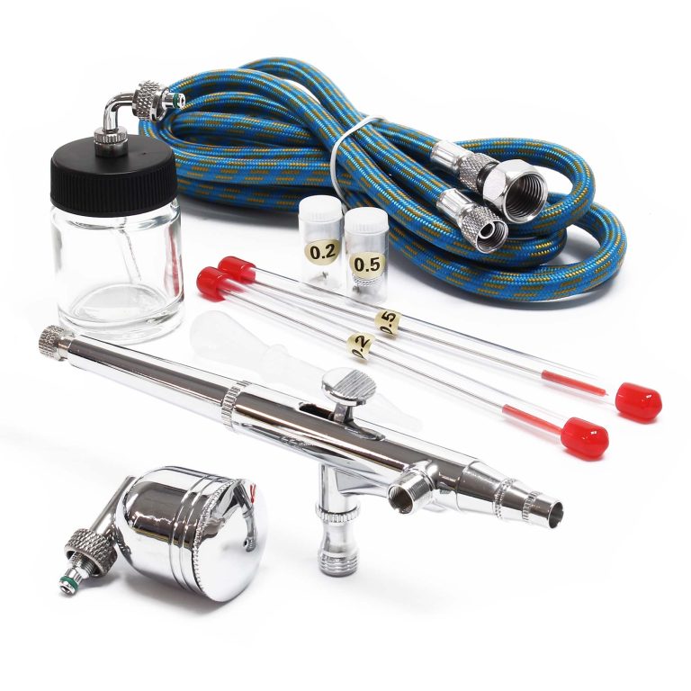 Terpo Airbrush pištola 134K s šobami 0,2–0,5 mm in posodicama 7/20 ml Airbrush