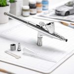 Terpo Airbrush pištola 135 s šobo 0,3 mm in posodico 2 ml Airbrush