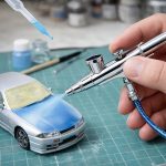 Terpo Airbrush pištola 136 s šobo 0,3 mm in posodico 2 ml Airbrush
