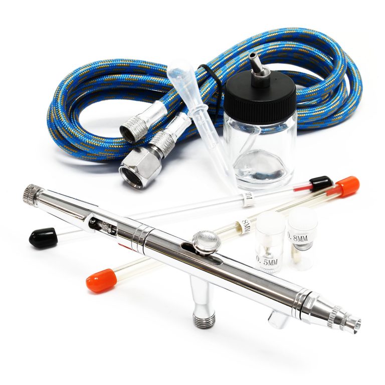 Terpo Airbrush pištola 182K s šobami 0,3–0,8 mm in posodico 20 ml Airbrush