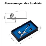 Terpo Airbrush pištola HS-30-1 s šobo 0,3 mm in posodico 7 ml Airbrush