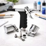 Terpo Airbrush pištola LN-116K s šobo 0,3 mm in posodicama 7/10 ml Airbrush