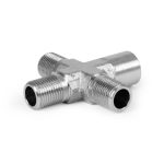 Terpo Airbrush razdelilnik za stisnjen zrak 4-kratni, 3x 9,51 mm (1/8") ZN in 1x 9,51 mm (1/8") NN, kovina