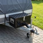 Terpo Aluminijasta transportna škatla 508 × 305 × 240 mm, črna, ključavnica z 2 ključema Delavnica in orodje