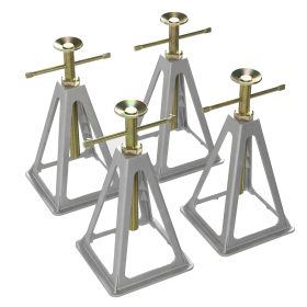Terpo Aluminijasti podporniki za karavane in prikolice, 4 kosi – stojala za osi