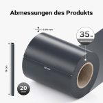 Terpo Antracitni PVC-trak za zasebnost ograje 35 m × 19 cm, 0,32 mm, 450 g/m², 20 sponk Vrtna oprema
