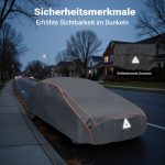 Terpo Avtomobilska garaža (zaščitna prevleka) velikost M 431x165x119 cm – vodoodporna avto prevleka proti toči z EVA peno, reflektorji in zateznimi trakovi