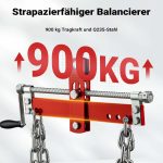 Terpo Balanser (pozicionirnik) za delavniški žerjav do 900 kg, s polnim pogonom in 4 verigami