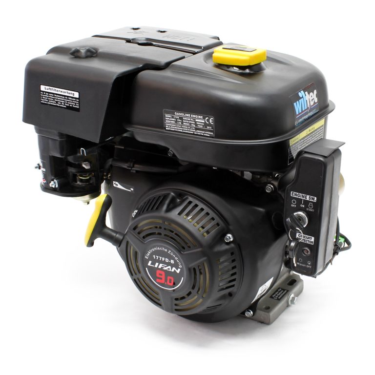 Terpo Bencinski motor 177 6,6 kW (9 KM) 270 ccm z oljno sklopko, reduktorjem 2:1 in električnim zagonom Motorji in pogoni