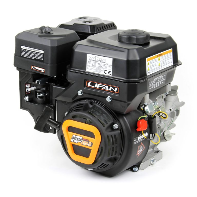 Terpo Bencinski motor KP230-R z ročnim zagonom, 6,5 KM, reduktor 2:1, za vibracijske plošče in gradbene stroje, 223 ccm Motorji in pogoni