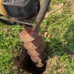 Terpo Bencinski vrtalnik za zemljo 1,4 kW, 52 cm³ s svedrom Ø 100 mm