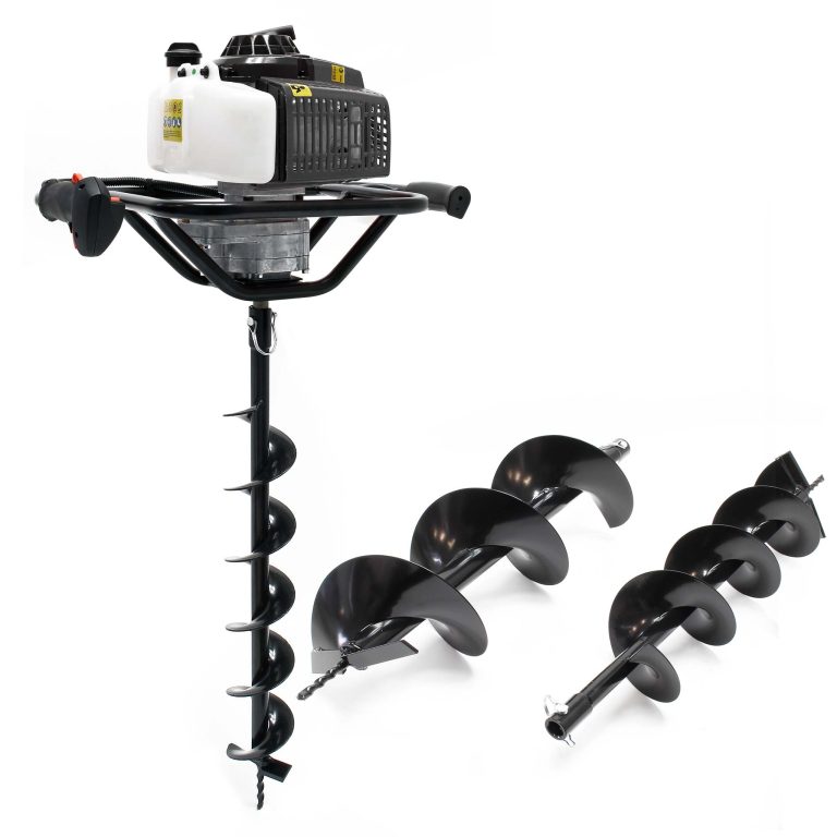 Terpo Bencinski vrtalnik za zemljo 2,2 kW, 63,3 cm³ – komplet 3 svedrov 100/150/200 mm
