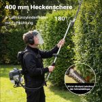Terpo Bencinsko večnamensko vrtno orodje 4-v-1, 0,9 kW, 31 cm³ – 4-taktni motor in nahrbtnik