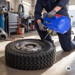 Terpo Booster za polnjenje pnevmatik 19 l, delovni tlak 6–8 bar – pnevmatski polnilnik za različne pnevmatike, maks. 10 bar