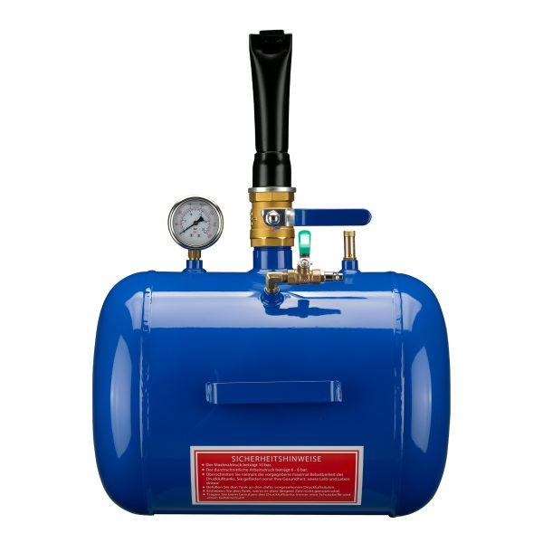 Terpo Booster za polnjenje pnevmatik 32,5 l, delovni tlak 6–8 bar – pnevmatski polnilnik za različne pnevmatike, maks. 10 bar