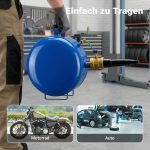 Terpo Booster za polnjenje pnevmatik 32,5 l, delovni tlak 6–8 bar – pnevmatski polnilnik za različne pnevmatike, maks. 10 bar