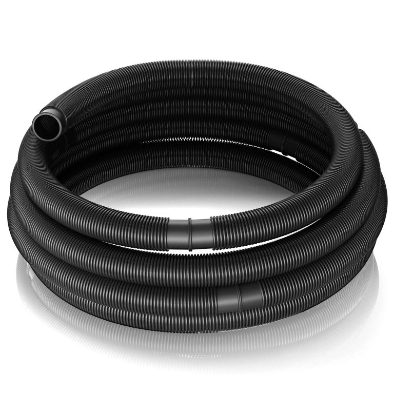 Terpo Cev za bazen Ø 38 mm, dolžina 12 m – črna UV-odporna PE cev, tlak 1,5 bar