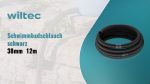 Terpo Cev za bazen Ø 38 mm, dolžina 12 m – črna UV-odporna PE cev, tlak 1,5 bar