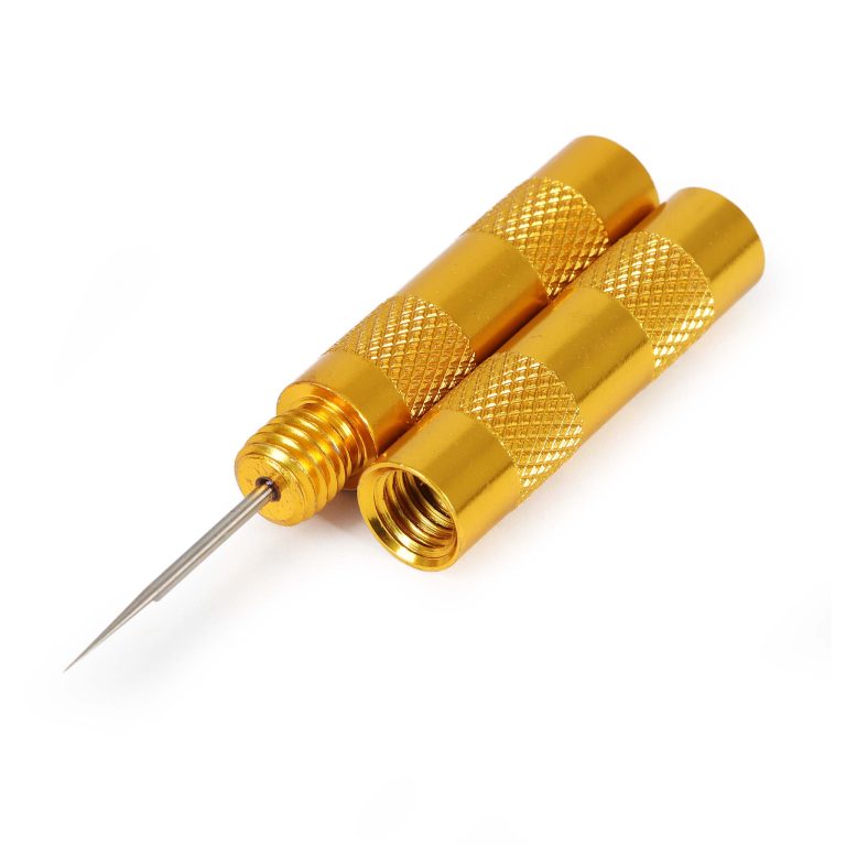 Terpo Čistilna igla za šobe airbrush pištol od 0,2 mm, za oblikovana konica, protizdrsen ročaj
