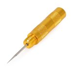 Terpo Čistilna igla za šobe airbrush pištol od 0,2 mm, za oblikovana konica, protizdrsen ročaj