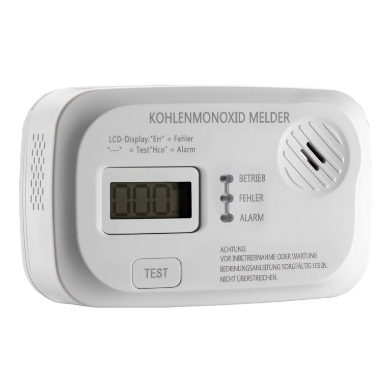Terpo CO javljalnik z zaslonom – merjenje 10–550 ppm, 85 dB, baterije AA