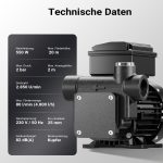 Terpo Črpalka za gorivo 550 W – pretok 4800 l/h Delavnica in orodje