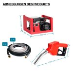 Terpo Črpalka za gorivo 750 W – pretok 4800 l/h Delavnica in orodje