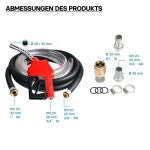 Terpo Črpalka za gorivo 750 W – pretok 4800 l/h Delavnica in orodje