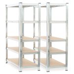 Terpo Težki skladiščni regal – mere 1200 x 400 x 1800 mm, nosilnost 875 kg Delavnica in orodje