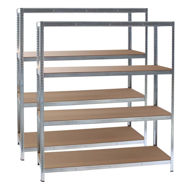 Terpo Težki skladiščni regal – mere 160 x 60 x 180 cm, nosilnost 700 kg Delavnica in orodje